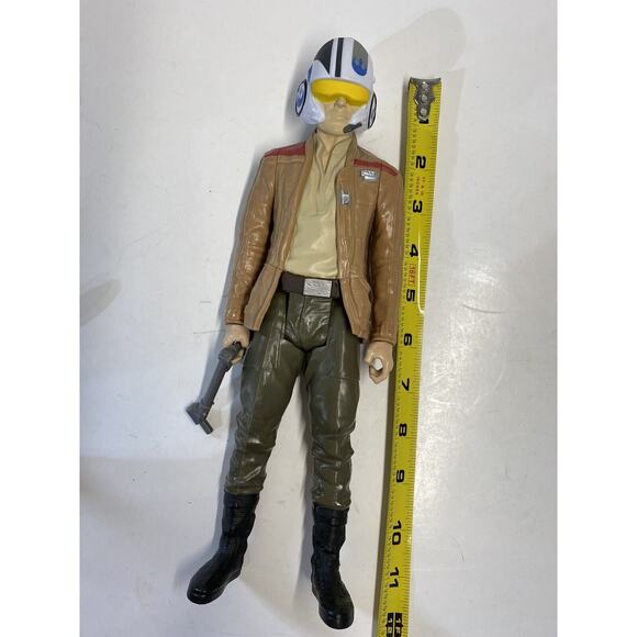 THE FORCE AWAKENS Finn & Poe Dameron STAR WARS ACTION FIGURES 12" - Picture 6 of 7